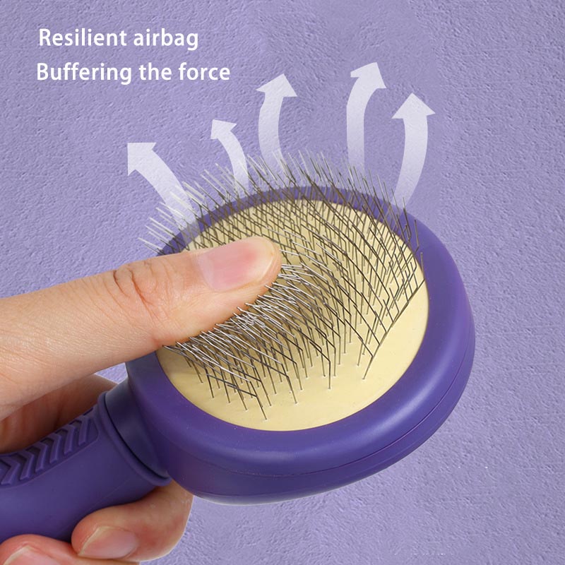 Pet Steel Needle Grooming Comb for Cats and Dogs