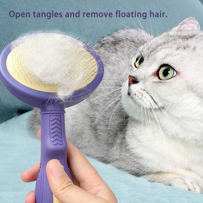 Pet Steel Needle Grooming Comb for Cats and Dogs