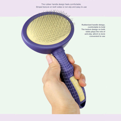 Pet Steel Needle Grooming Comb for Cats and Dogs