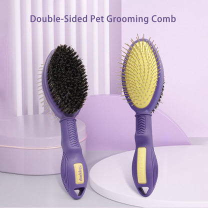 Double-Sided Pet Grooming Comb for Dogs and Cats Pet Hair Remover