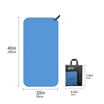 Microfiber Towel, Great for Camping, Gym, Beach and Swimming
