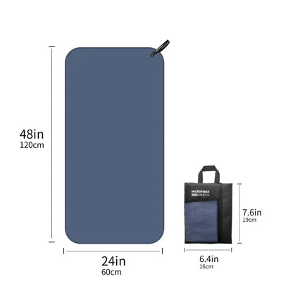 Microfiber Towel, Great for Camping, Gym, Beach and Swimming