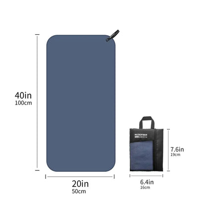 Microfiber Towel, Great for Camping, Gym, Beach and Swimming