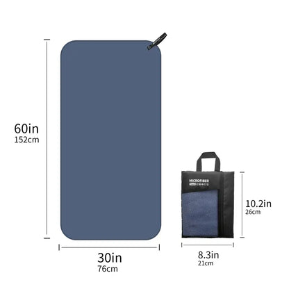 Microfiber Towel, Great for Camping, Gym, Beach and Swimming