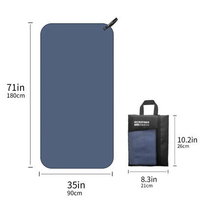 Microfiber Towel, Great for Camping, Gym, Beach and Swimming