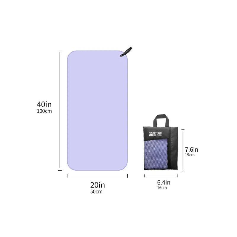 Microfiber Towel, Great for Camping, Gym, Beach and Swimming